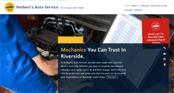 Desktop Screenshot of nolbertsautoservice.com